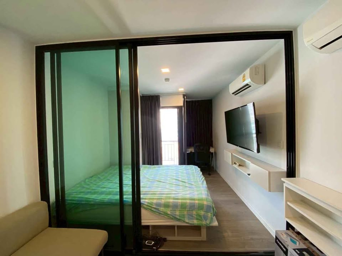 ให้เช่าคอนโด : พอส สุขุมวิท103  ใกล้BTS และMRT (RB-02) ห้องใหม่ แต่งสวย เฟอร์นิเจอร์ เครื่องใช้ไฟฟ้าครบ ราคาเพียง 9,000/เดือน