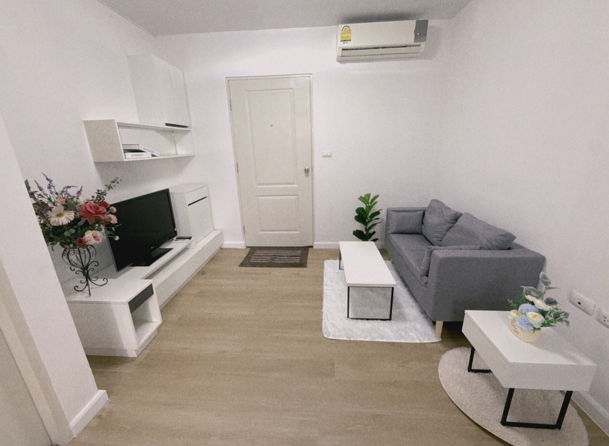 ขายคอนโด :  ไอคอนโด สุขุมวิท 105 จอดรถข้างห้องได้ ตกแต่งใหม่ พร้อมอยู่ (ลงทุน yield 6-7% ต่อปี) (rt-01