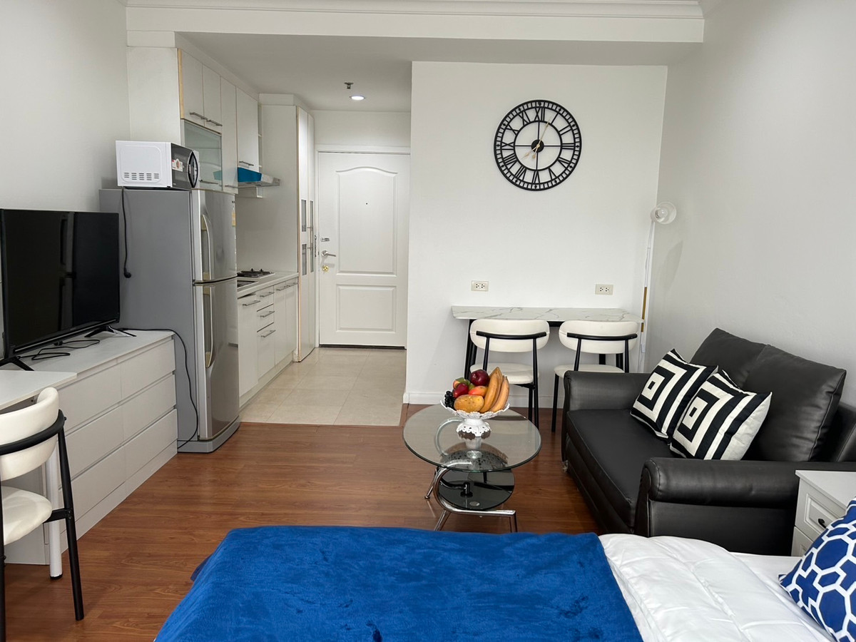 คอนโดให้เช่า : Grand Park View Asoke : แกรนด์ พาร์ค วิว อโศก (( BTS Asoke))MK-02 line @livingbkk