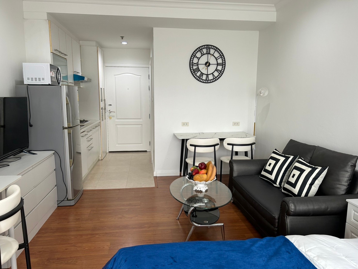 คอนโดให้เช่า : Grand Park View Asoke : แกรนด์ พาร์ค วิว อโศก (( BTS Asoke))MK-02 line @livingbkk