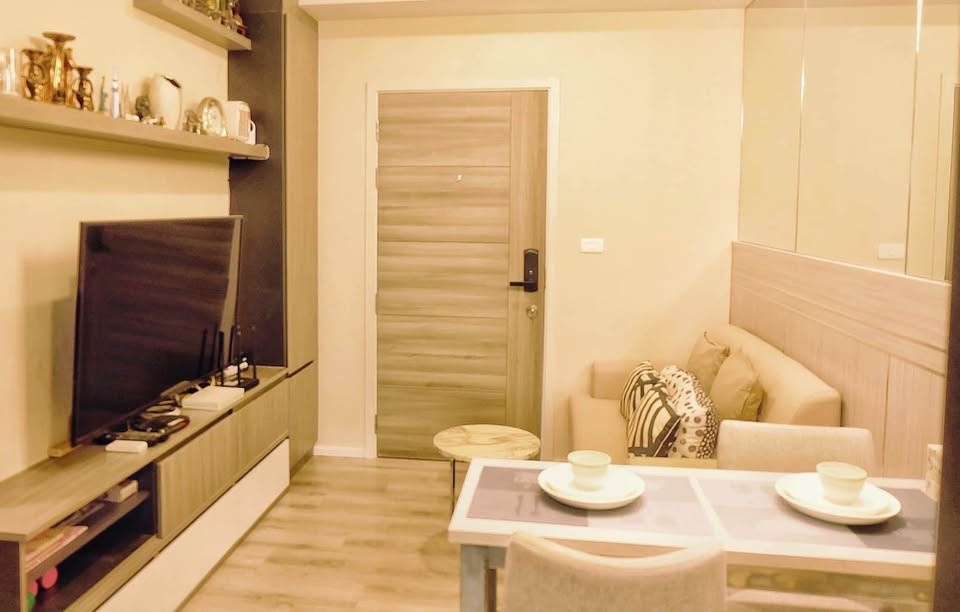 ให้เช่าคอนโด Notting Hill Sukhumvit 105 ใกล้ BTS แบริ่ง 400 เมตร ห้องมุม วิวสวน (Rt-01)