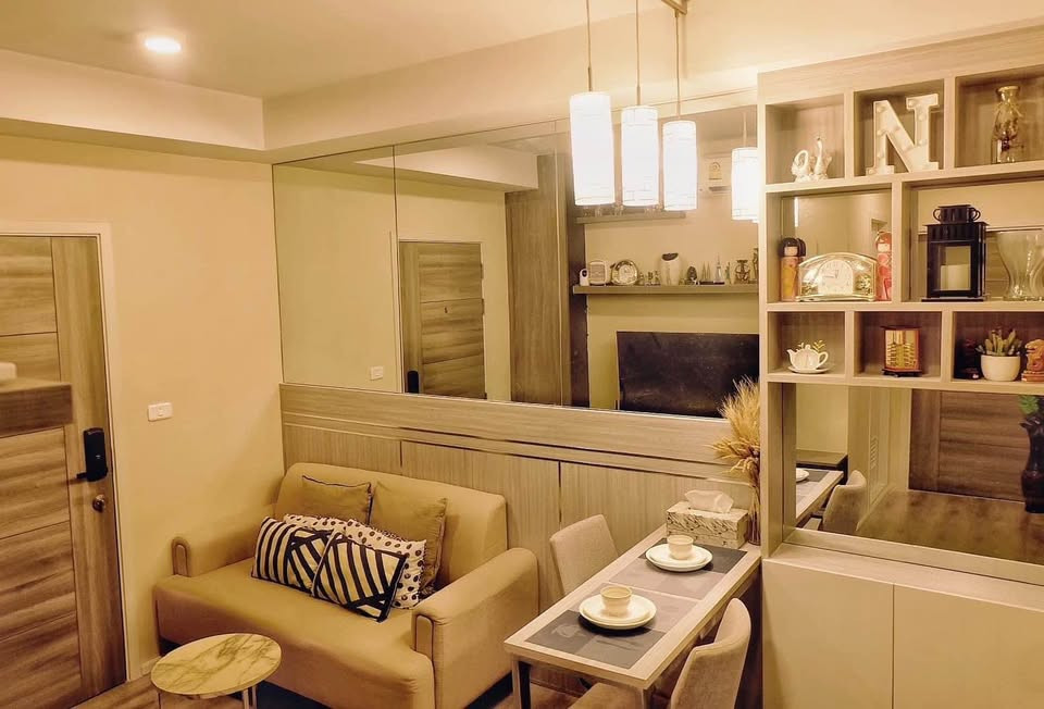 ให้เช่าคอนโด Notting Hill Sukhumvit 105 ใกล้ BTS แบริ่ง 400 เมตร ห้องมุม วิวสวน (Rt-01)