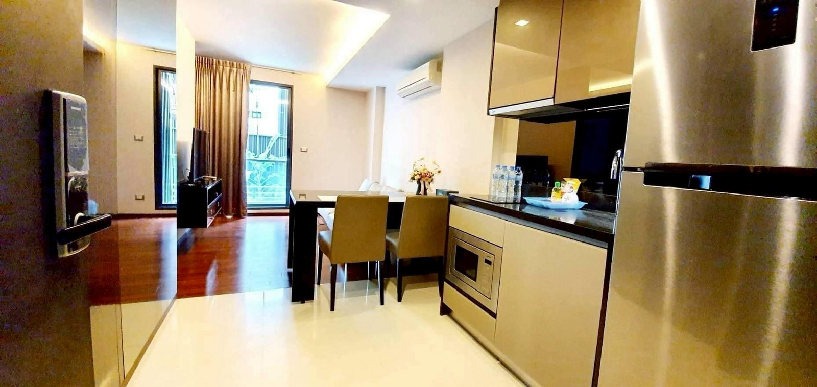 Condo for rent :  The Address Sukhumvit 61 (ดิ แอดเดรส สุขุมวิท 61 )(Ekkamai เอกมัย)MK-02 line @livingbkk