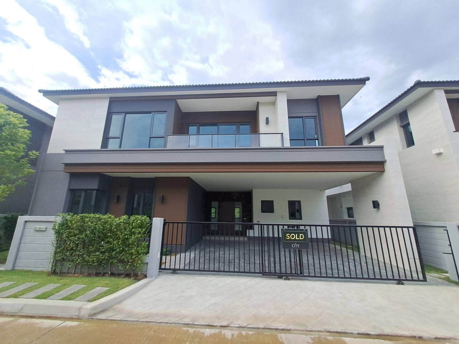 ✨House for rent : The City Bangna 3  (AP-02) (line: @condo91 )